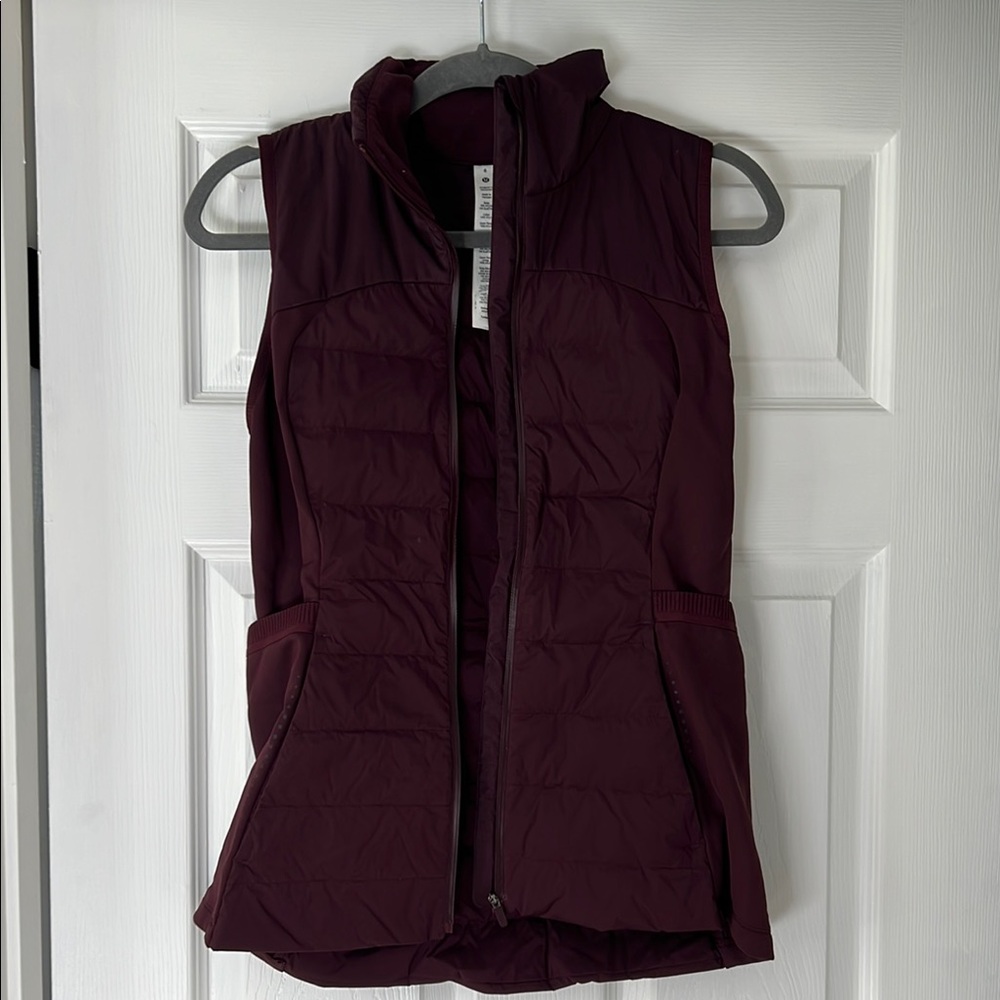 Lululemon Athletica Burgundy Vest